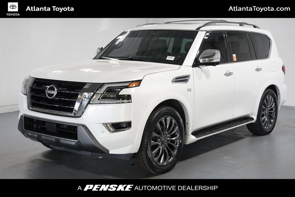Used 2021 Nissan Armada Platinum w/ Captain's Chairs Package