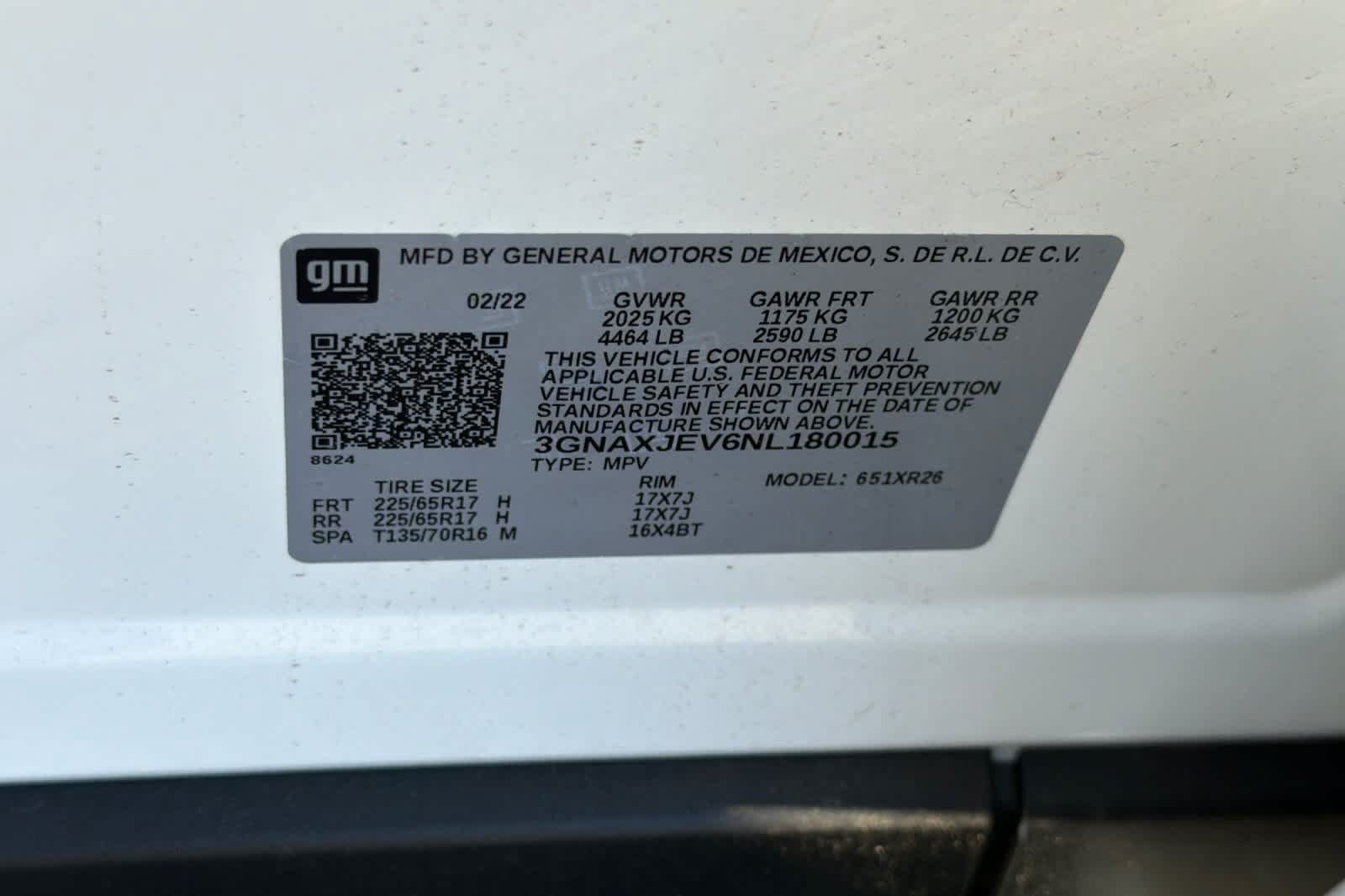Used 2022 Chevrolet Equinox LT w/ LPO, Floor Liner Package FWD image 32