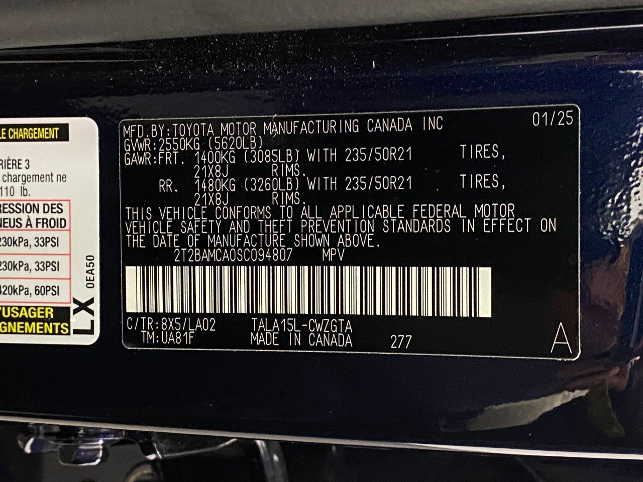 Certified 2025 Lexus RX 350 AWD image 35