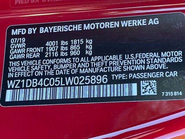 Used 2020 Toyota Supra Premium w/ Driver Assist Package RWD image 32