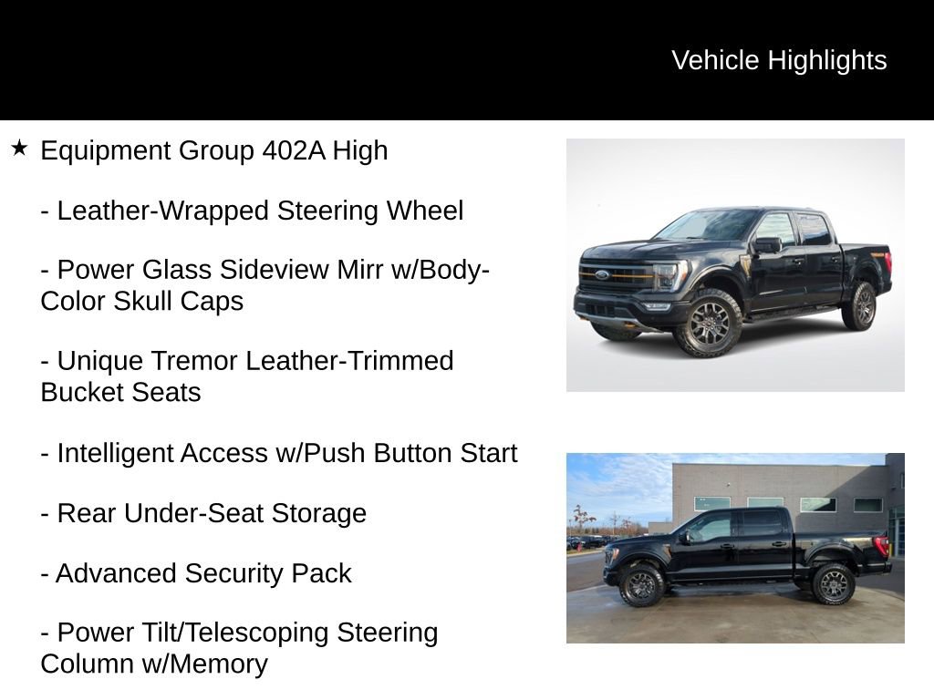 Used 2022 Ford F150 Tremor w/ Equipment Group 402A High image 21