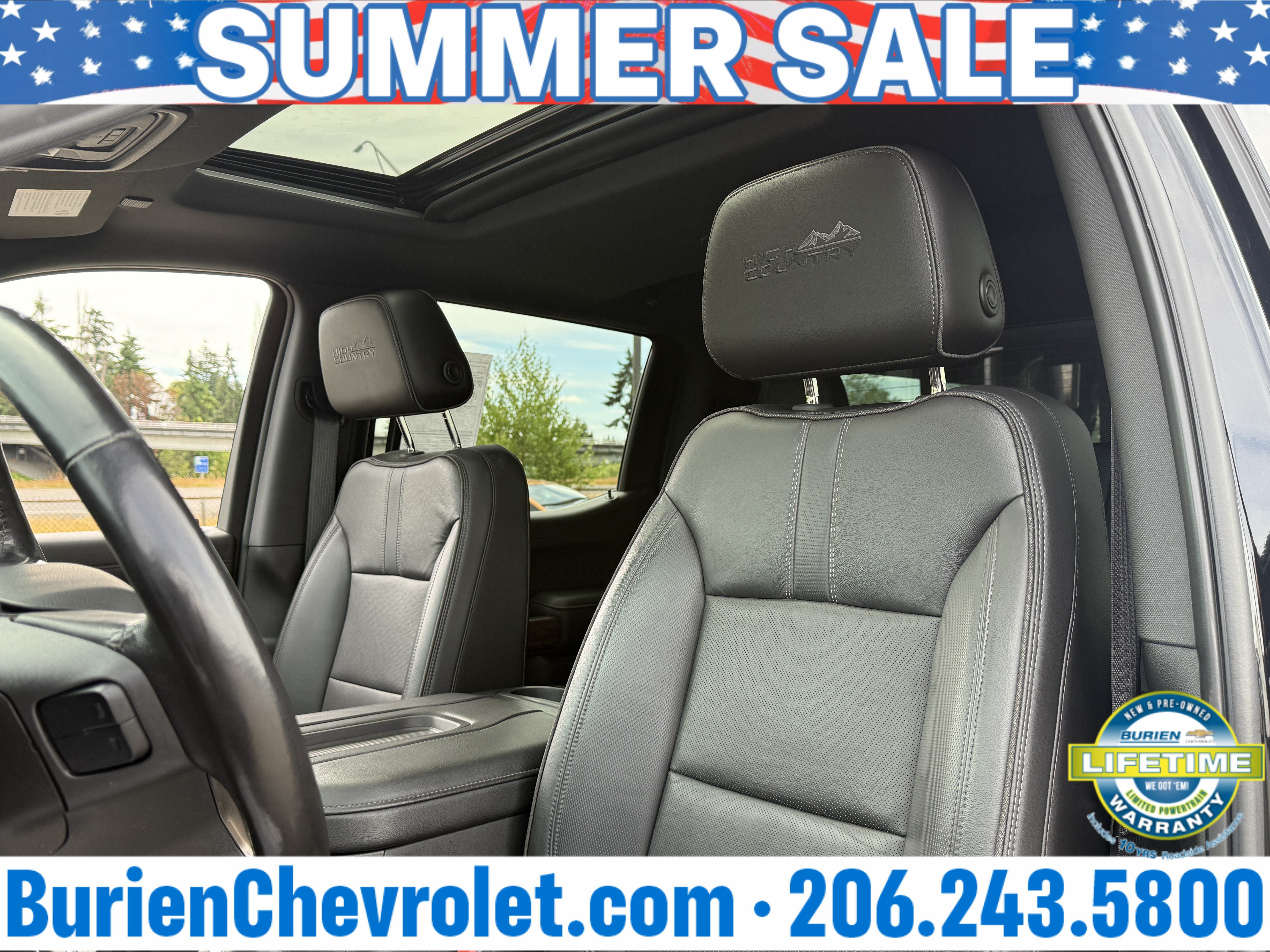 Used 2020 Chevrolet Silverado 1500 High Country w/ Technology Package AWD/4WD image 10