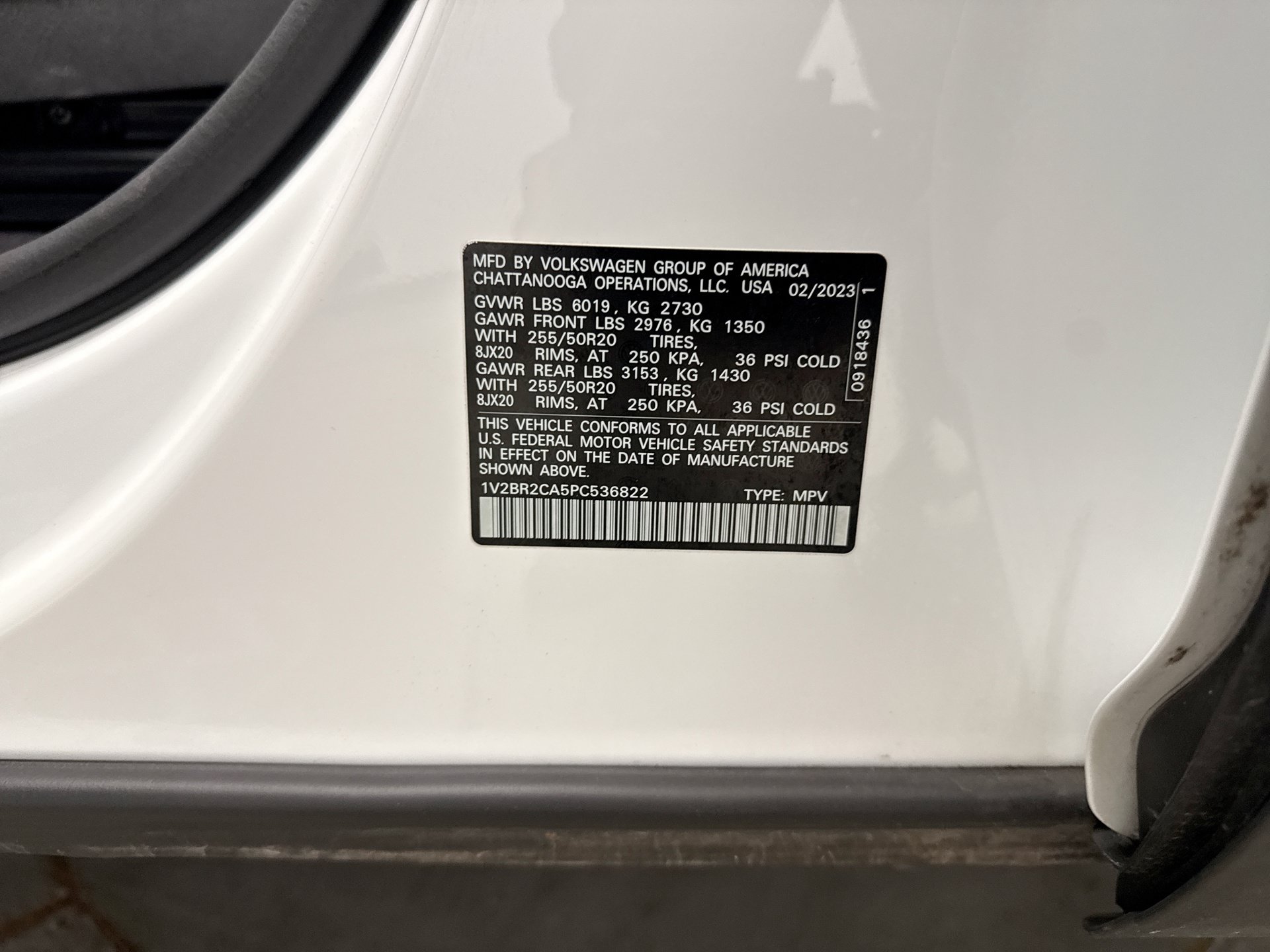 Used 2023 Volkswagen Atlas SEL AWD/4WD image 11