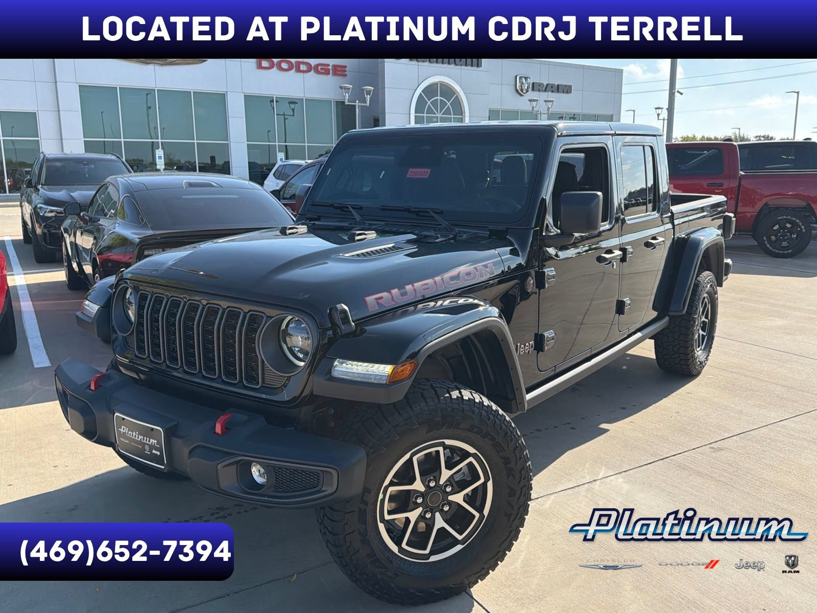 New 2026 Jeep Gladiator Rubicon w/ Steel Power Dome Hood Package