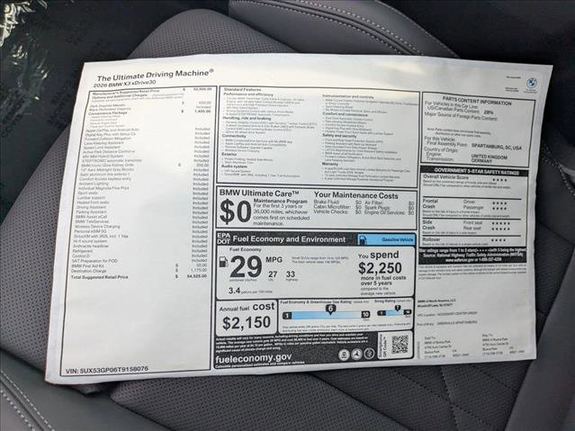 New 2026 BMW X3 xDrive30 w/ Convenience Package image 18