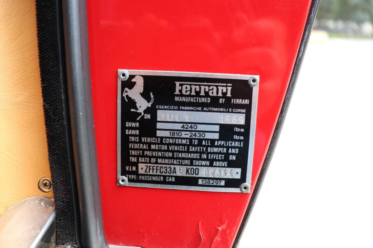 Used 1989 Ferrari Mondial T Cabriolet image 42