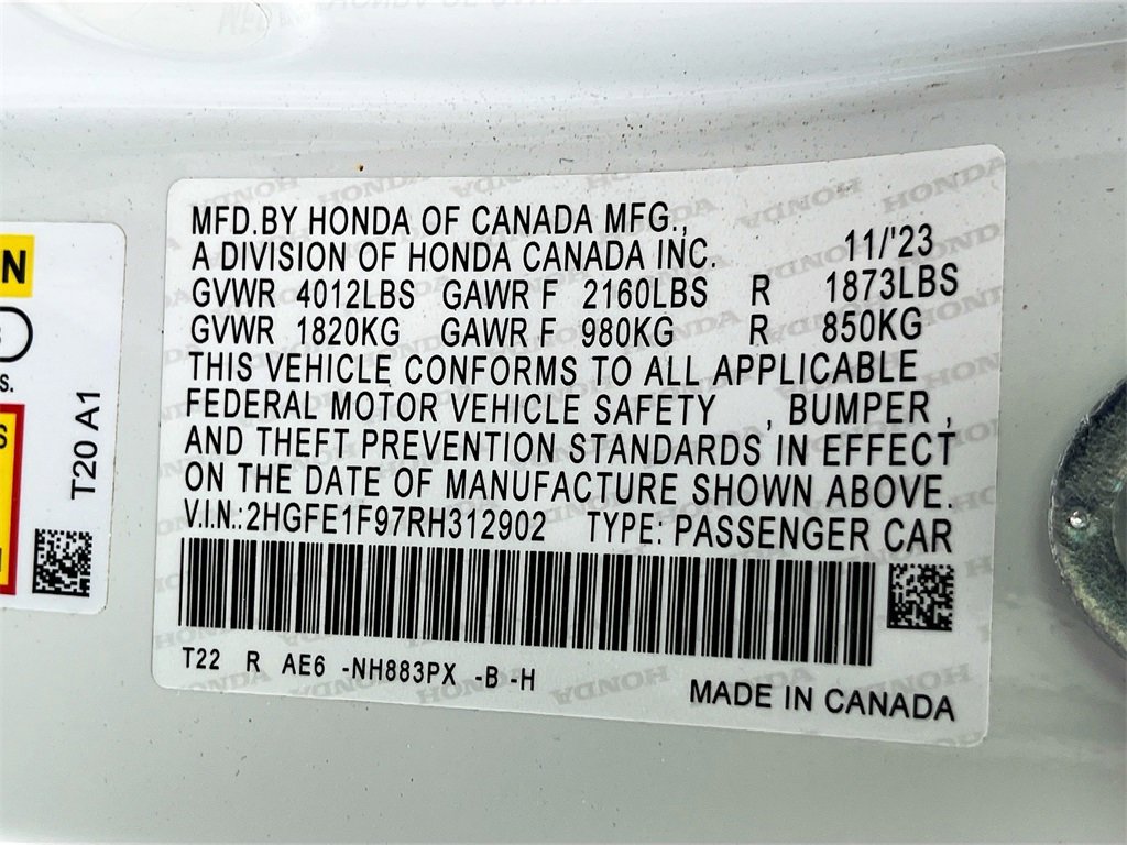 Used 2024 Honda Civic Touring image 34