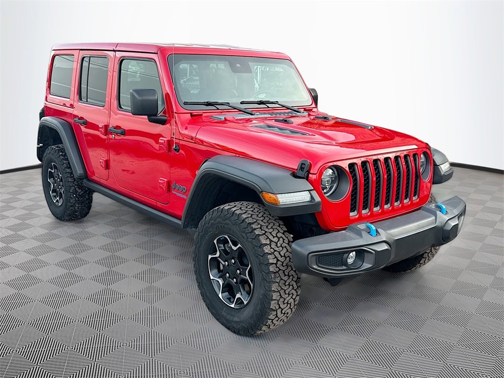 Used 2022 Jeep Wrangler Unlimited Rubicon 4xe w/ Safety Group image 4