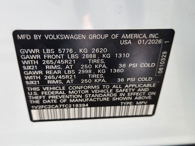 New 2026 Volkswagen Atlas Cross Sport SEL Premium R-Line image 10