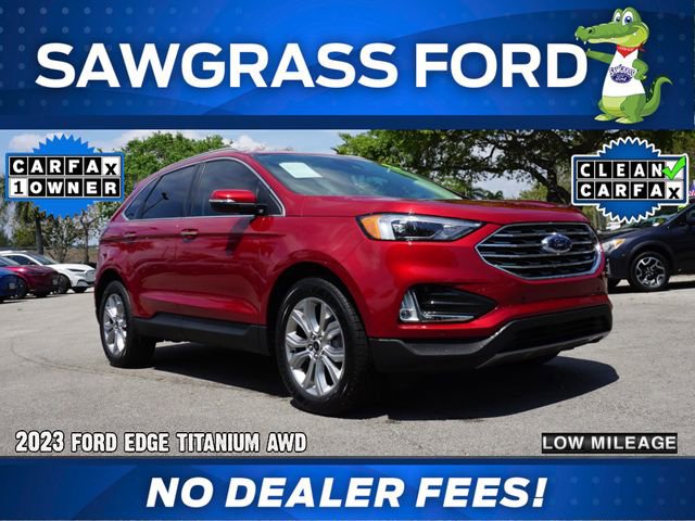 Certified 2023 Ford Edge Titanium image 1
