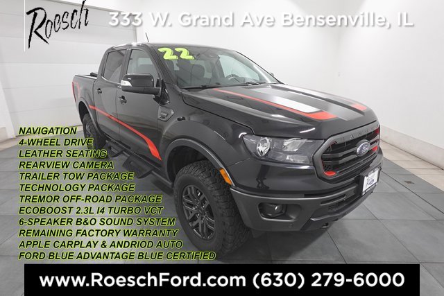 Certified 2022 Ford Ranger Lariat w/ Tremor Off-Road Package