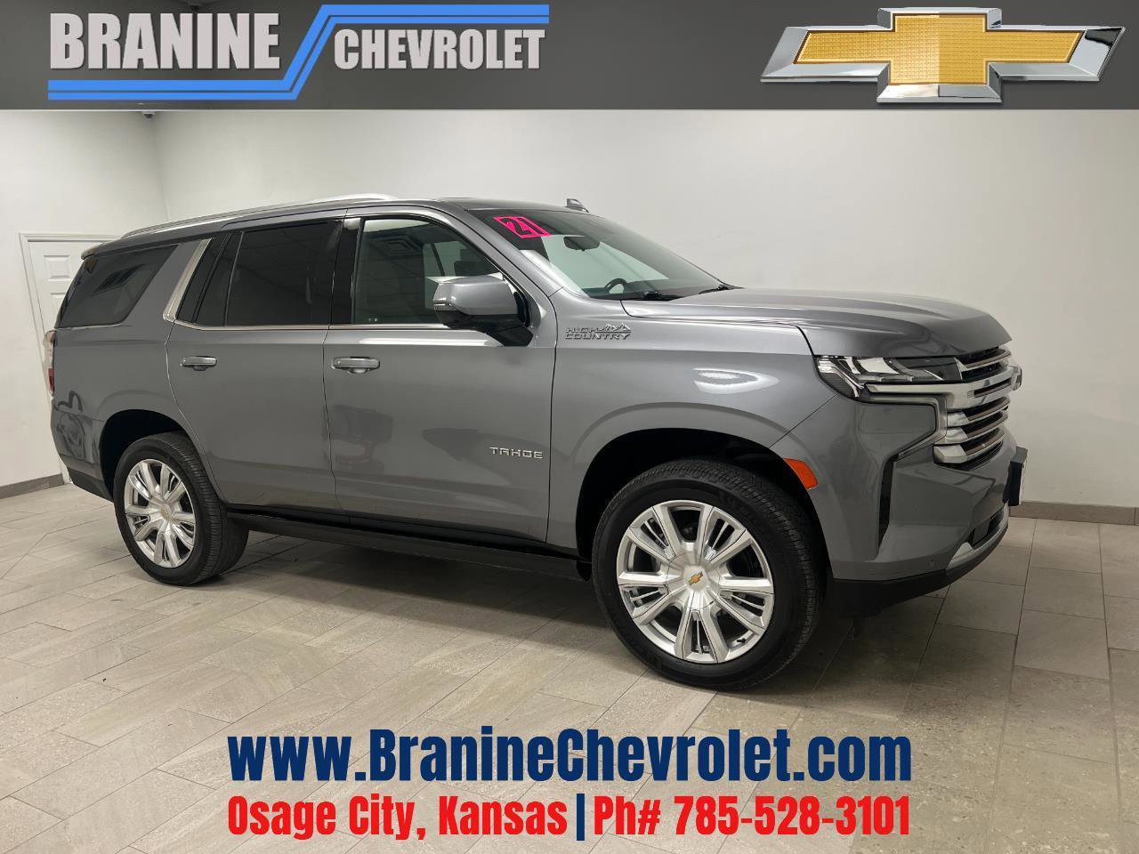 Used 2021 Chevrolet Tahoe High Country w/ Premium Package image 1