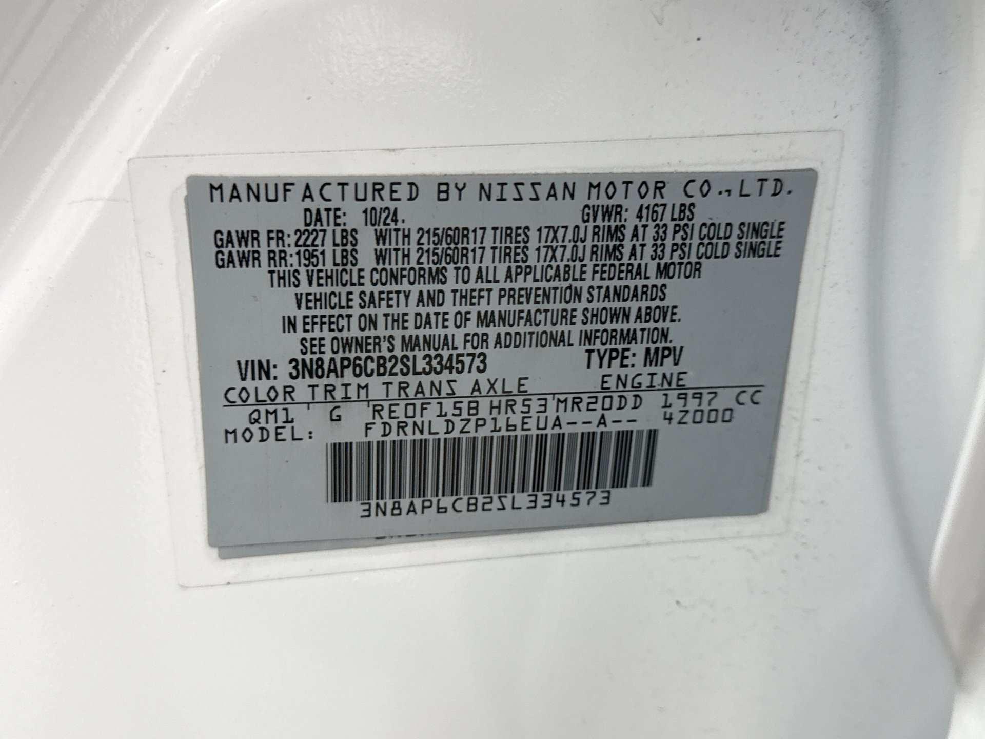 Used 2025 Nissan Kicks SV AWD/4WD image 23