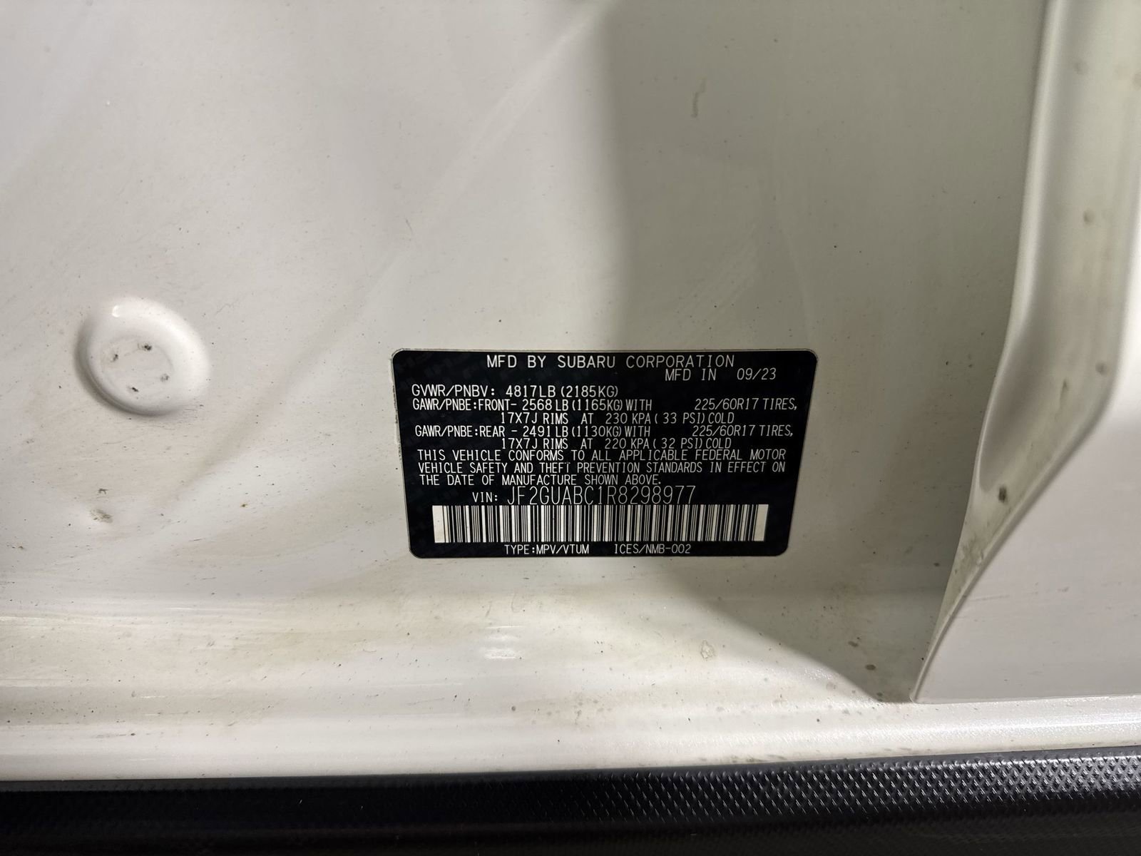 Used 2024 Subaru Crosstrek 2.0i AWD/4WD image 34