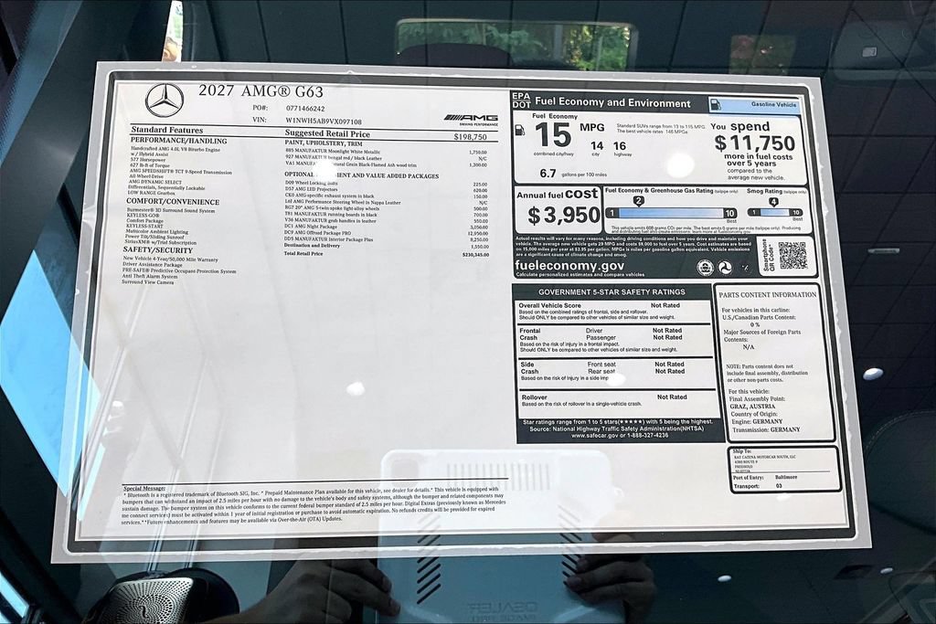 New 2027 Mercedes-Benz G 63 AMG 4MATIC image 12