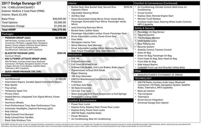 Used 2017 Dodge Durango GT w/ Premium Group image 42