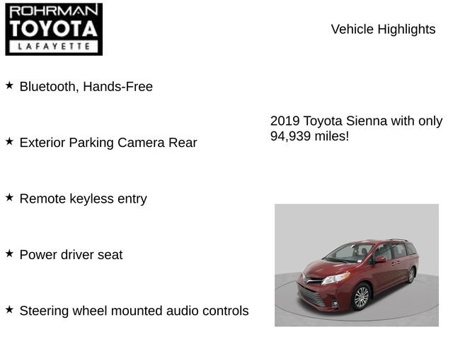 Used 2019 Toyota Sienna XLE FWD image 7