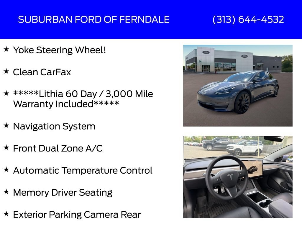 Used 2023 Tesla Model 3 Performance AWD/4WD image 4