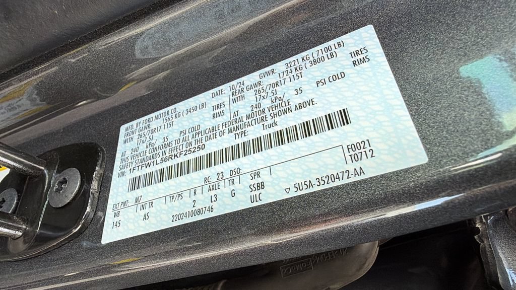 Used 2024 Ford F150 XL w/ Equipment Group 103A High AWD/4WD image 30
