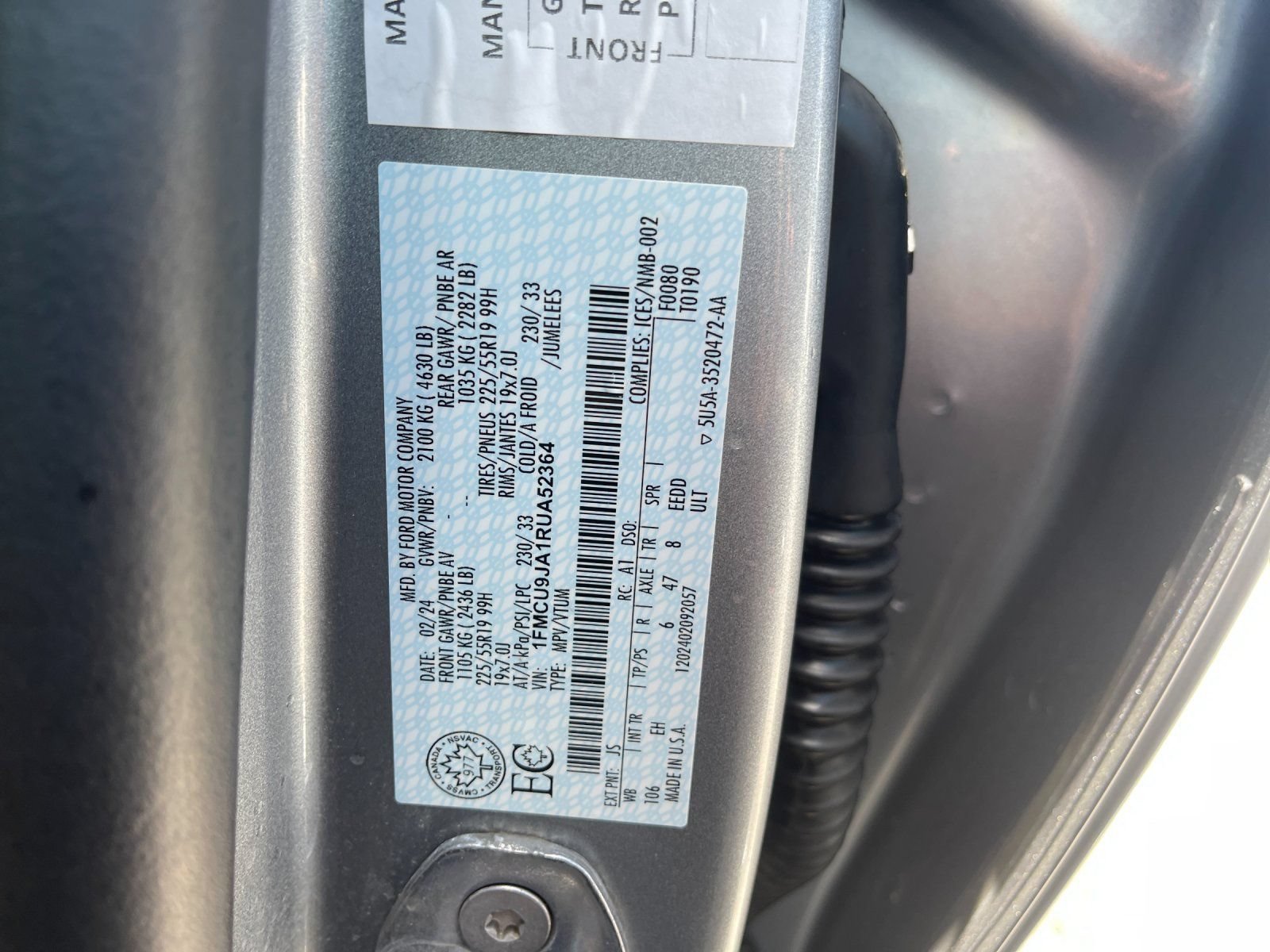 Used 2024 Ford Escape Platinum AWD/4WD image 33