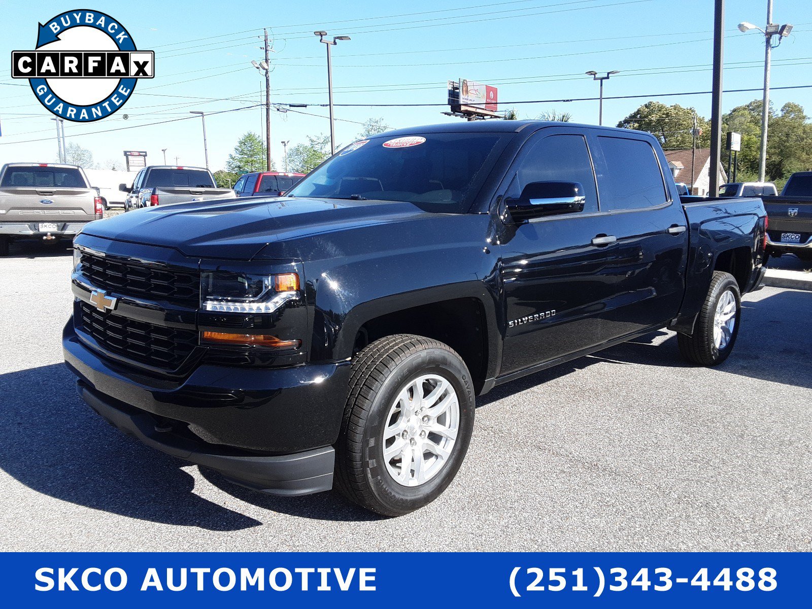 Used 2018 Chevrolet Silverado 1500 Custom RWD image 1