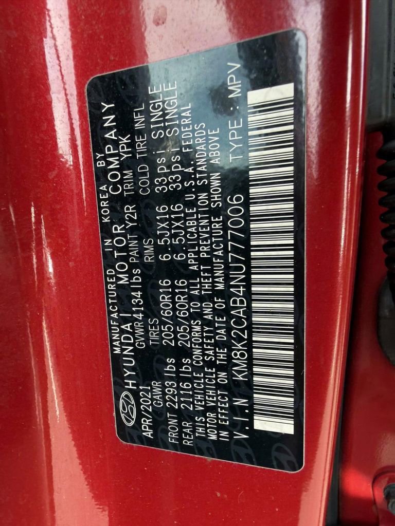 Certified 2022 Hyundai Kona SE image 15