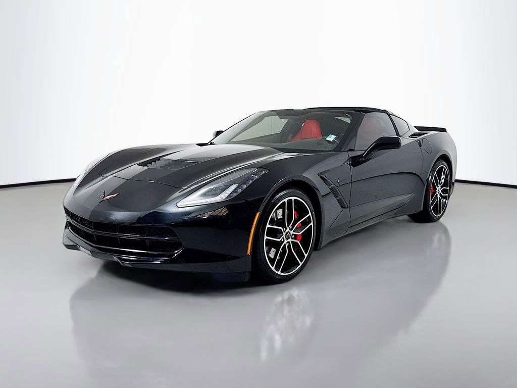Used 2019 Chevrolet Corvette Stingray Coupe w/ Carbon Flash Badge Package RWD image 1
