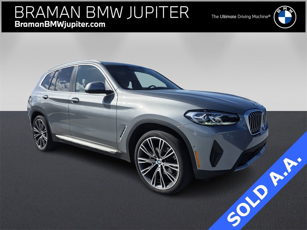 Certified 2024 BMW X3 xDrive30i w/ Convenience Package