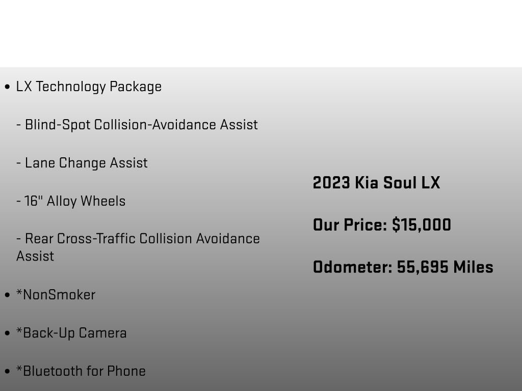 Used 2023 Kia Soul LX w/ Option Group 015 image 6