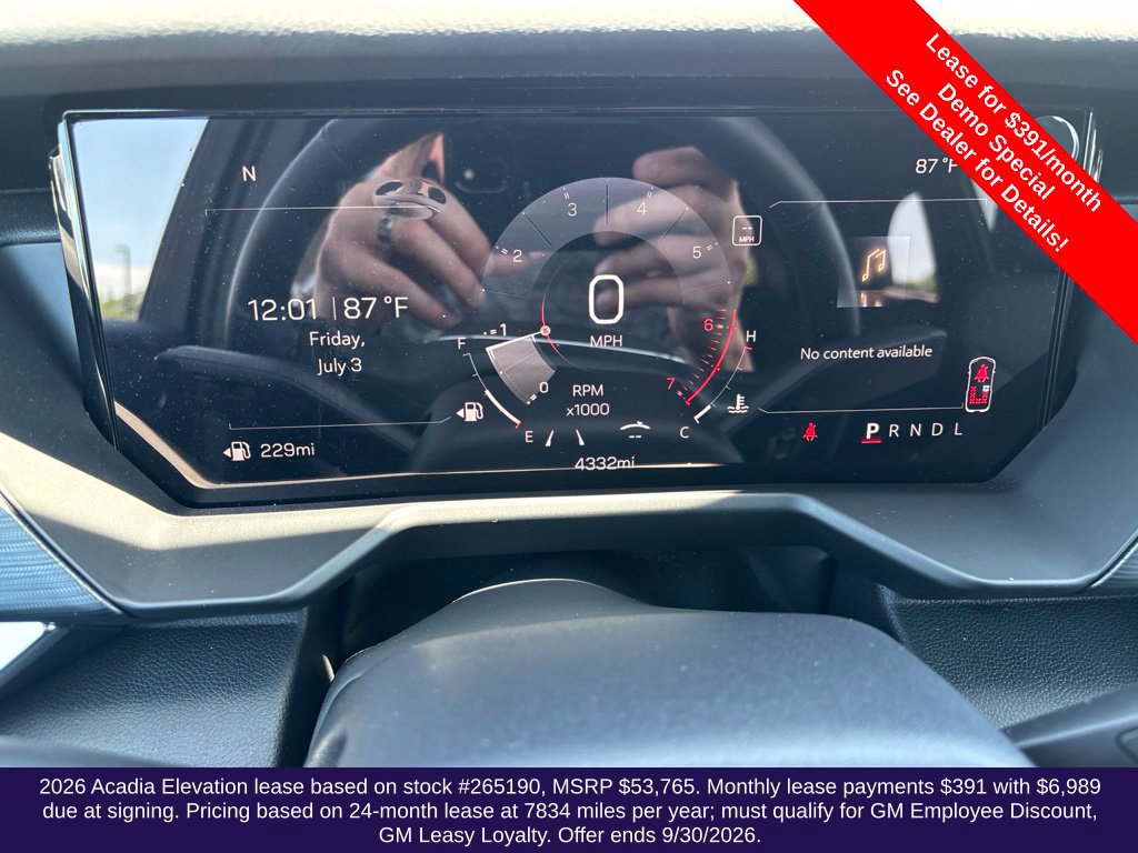 Used 2026 GMC Acadia Elevation w/ Black Edition FWD image 26