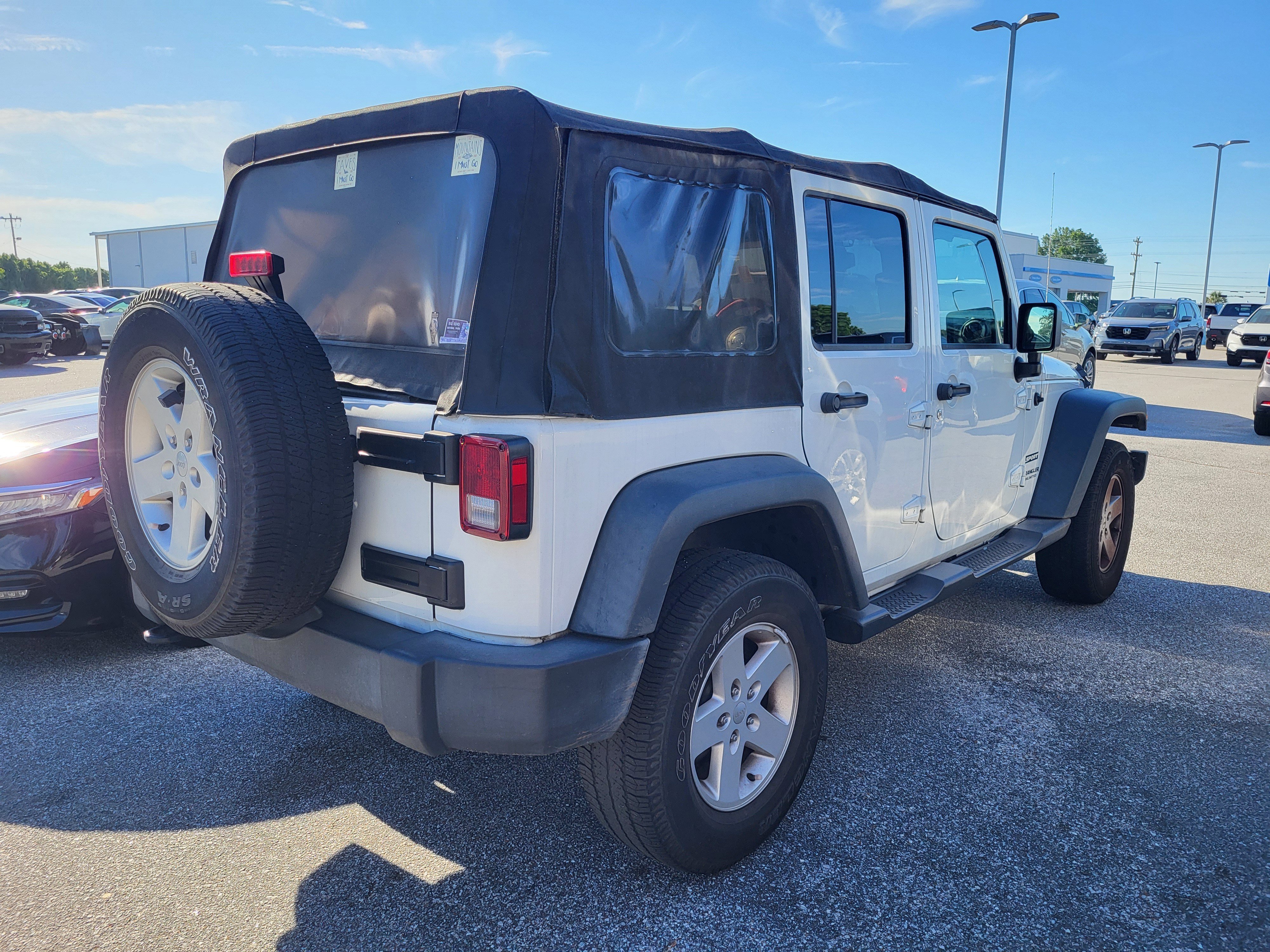 Used 2017 Jeep Wrangler Unlimited Sport w/ Quick Order Package 24S image 4