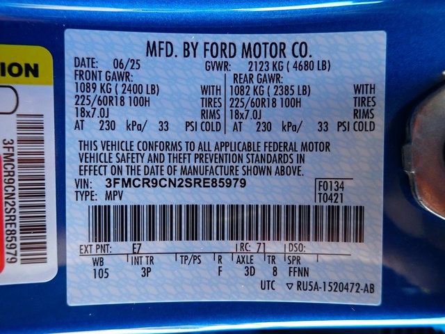 Used 2025 Ford Bronco Sport Outer Banks w/ Outer Banks Tech Package+ image 22