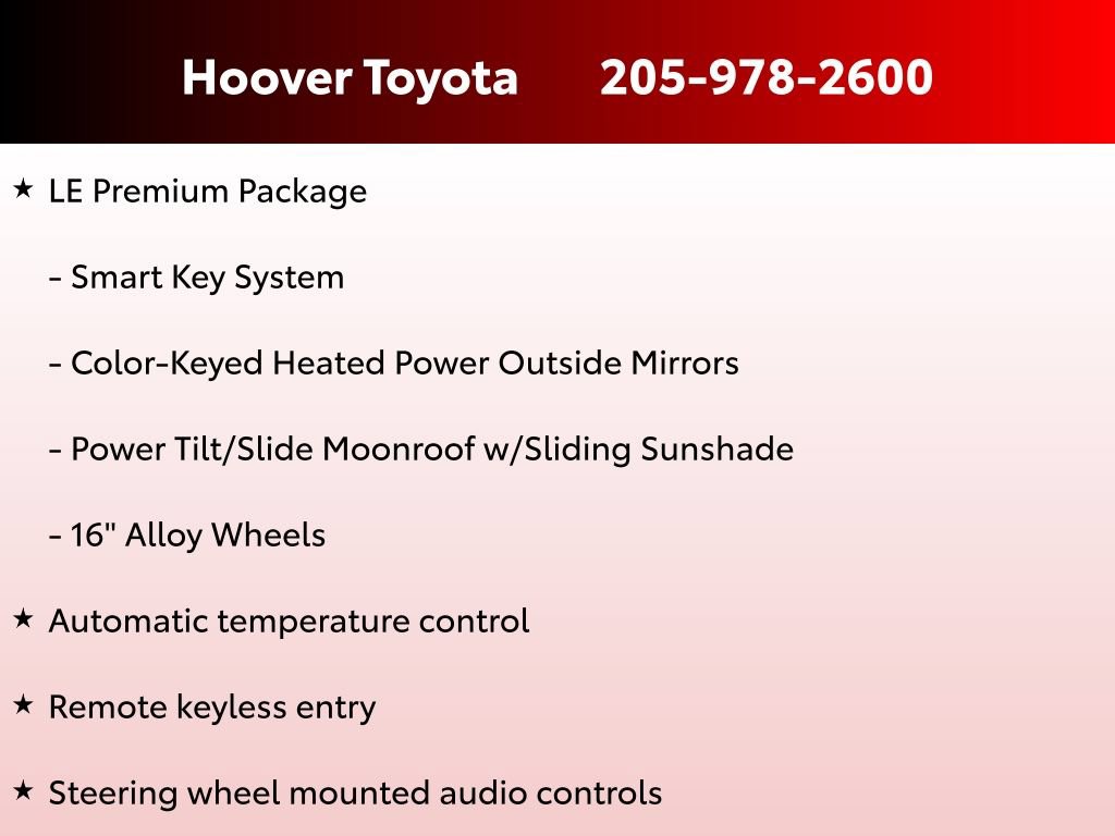 Used 2023 Toyota Corolla LE w/ LE Premium Package FWD image 7