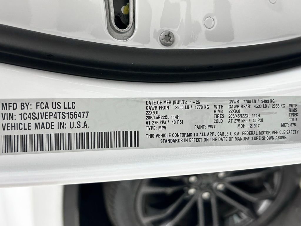 New 2026 Jeep Grand Wagoneer Summit w/ Rear Seat Video Group I image 25