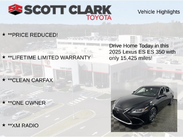 Used 2025 Lexus ES 350 w/ Premium Package FWD image 13