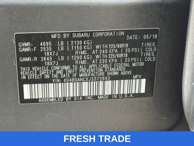 Used 2018 Subaru Outback 2.5i Limited image 33