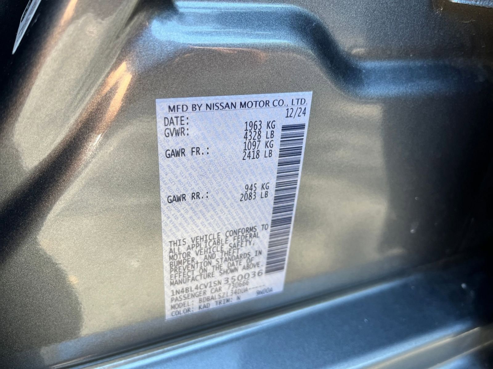 Used 2025 Nissan Altima 2.5 SR image 28