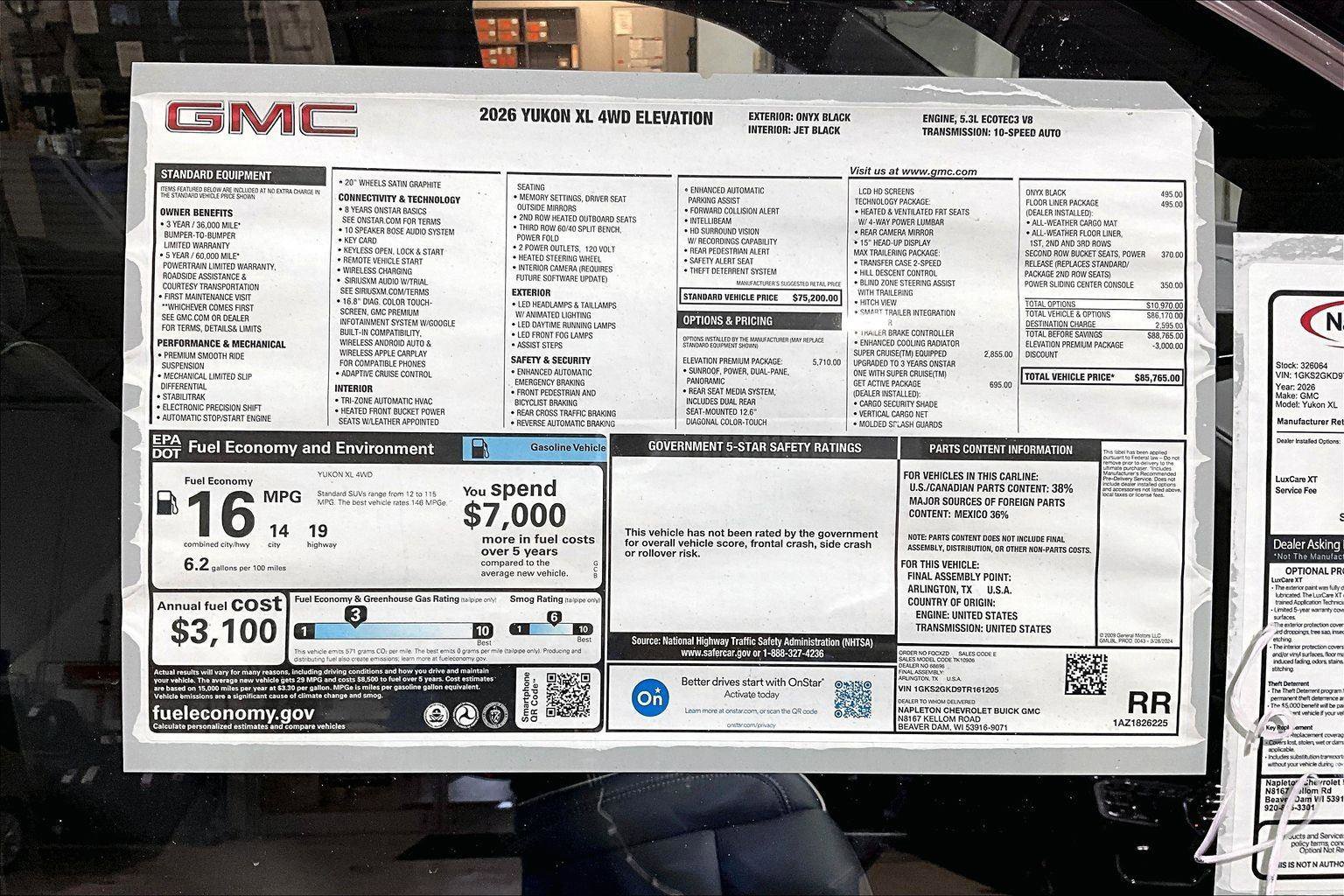 New 2026 GMC Yukon XL Elevation image 13