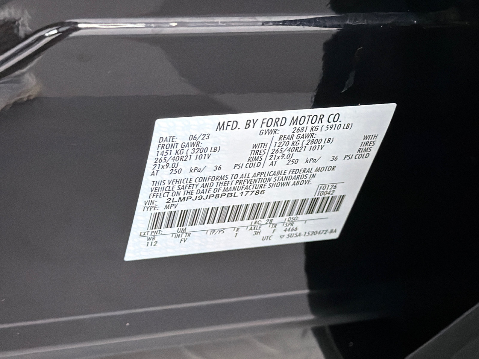 Certified 2023 Lincoln Nautilus Black Label w/ Class II Trailer Tow Package AWD/4WD image 19