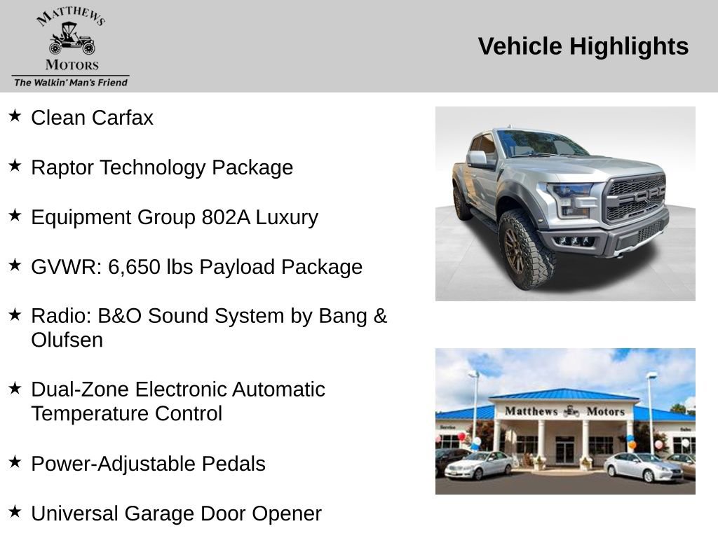 Used 2019 Ford F150 Raptor w/ Equipment Group 802A Luxury AWD/4WD image 11