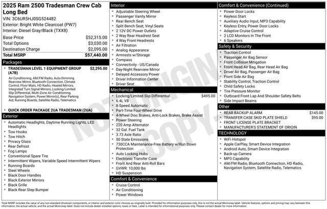 Used 2025 RAM 2500 Tradesman image 2