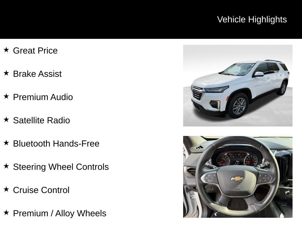 Used 2023 Chevrolet Traverse LT FWD image 2