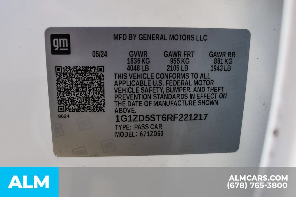 Used 2024 Chevrolet Malibu LT FWD image 39