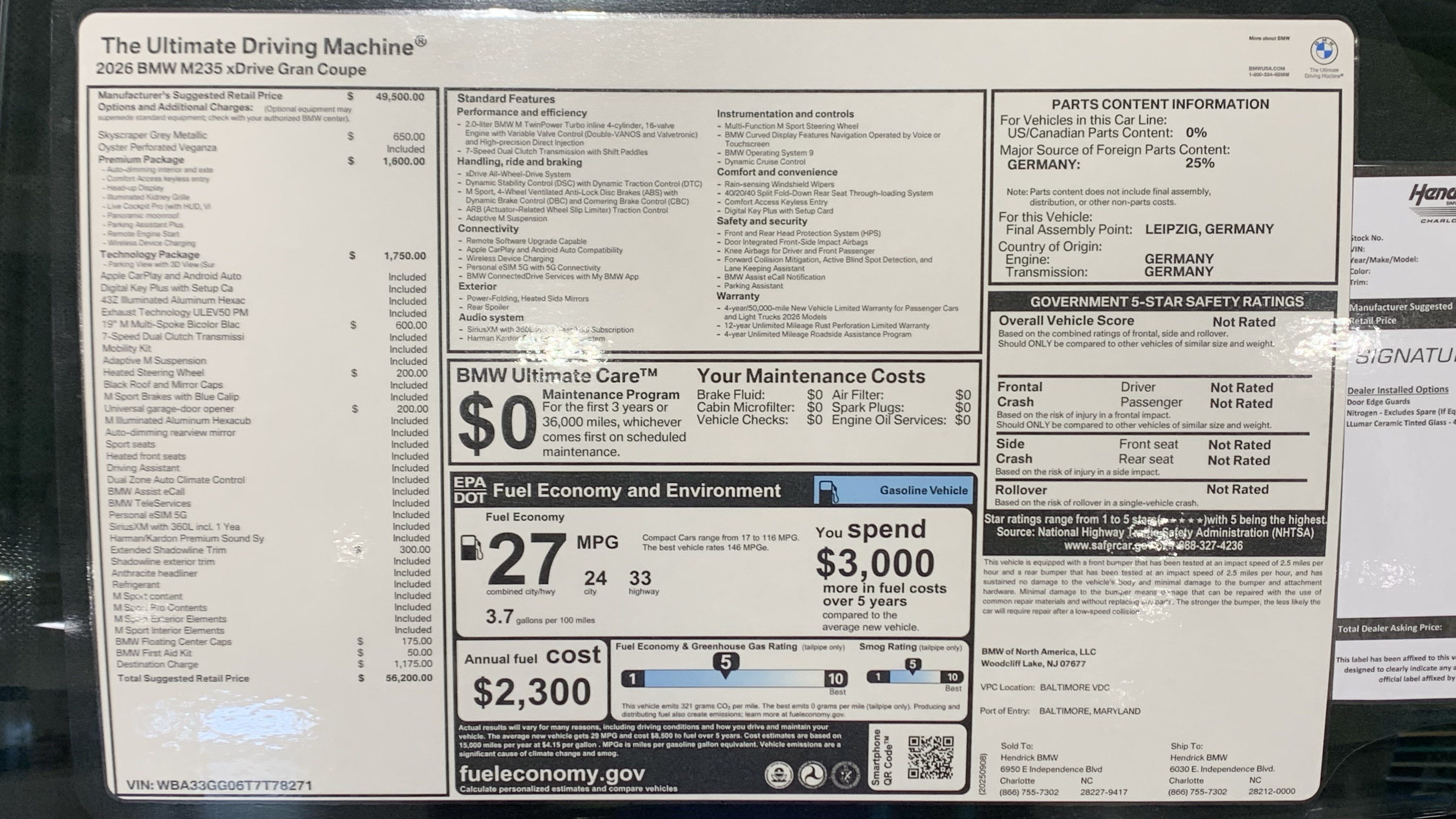 Certified 2026 BMW M235i xDrive w/ Technology Package AWD/4WD image 31