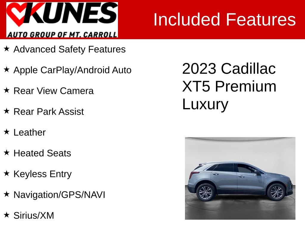 Used 2023 Cadillac XT5 Premium Luxury AWD/4WD image 3