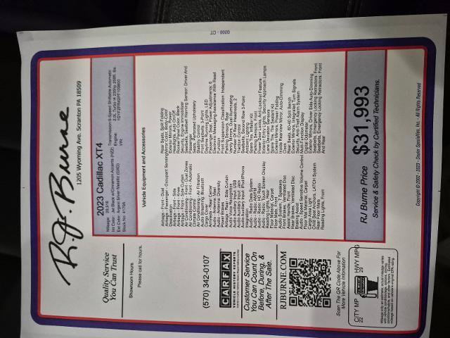 Certified 2023 Cadillac XT4 Sport w/ Cold Weather Package AWD/4WD image 26