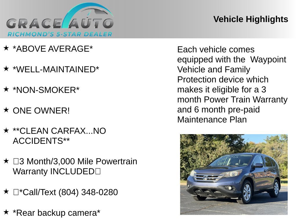 Used 2014 Honda CR-V EX image 2