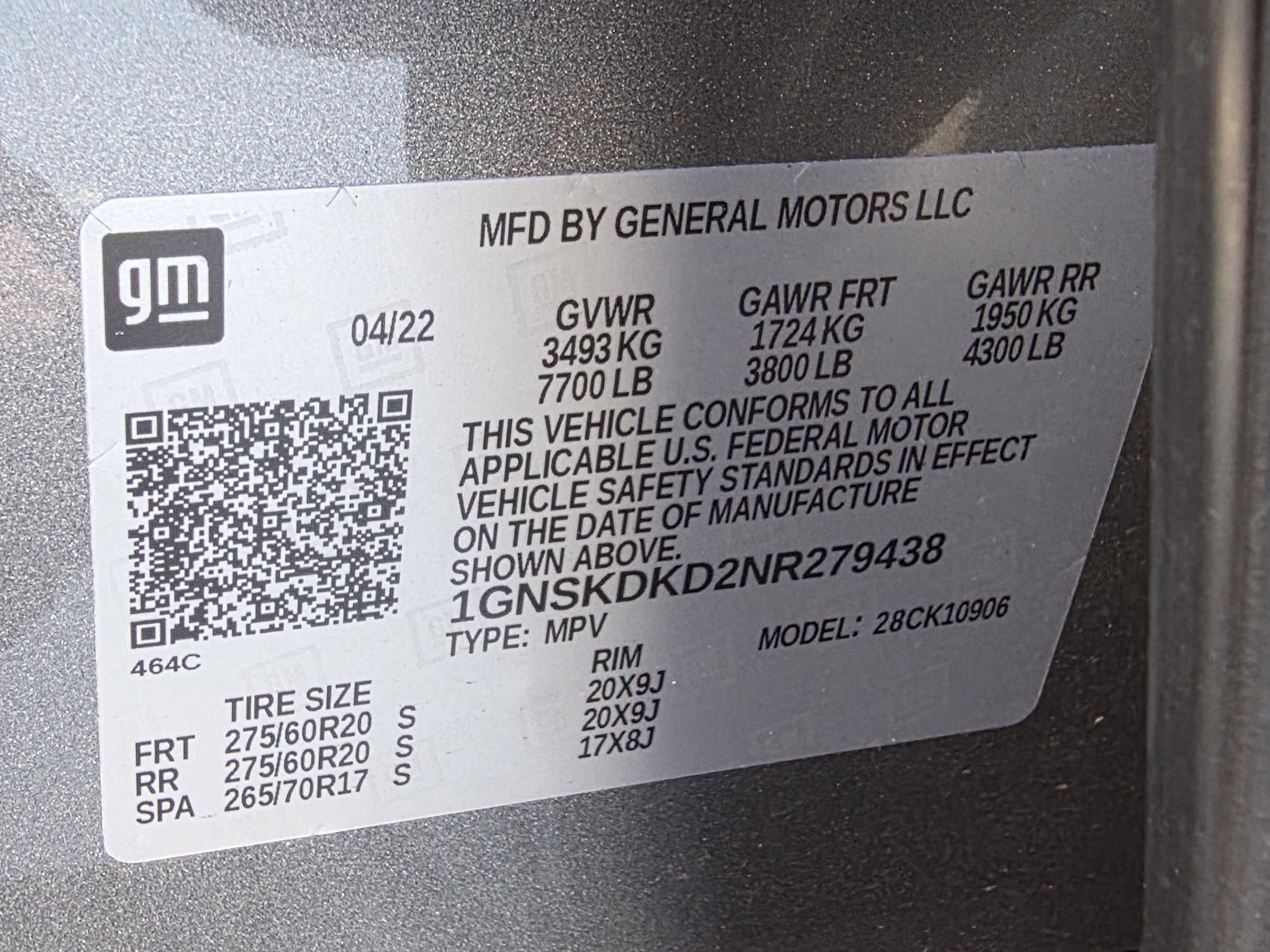 Used 2022 Chevrolet Suburban Z71 w/ Z71 Off-Road Package image 24