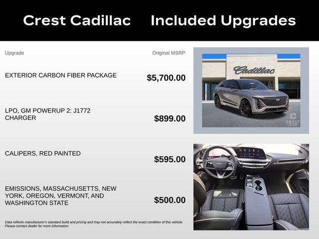New 2026 Cadillac Lyriq V w/ Exterior Carbon Fiber Package AWD/4WD image 5