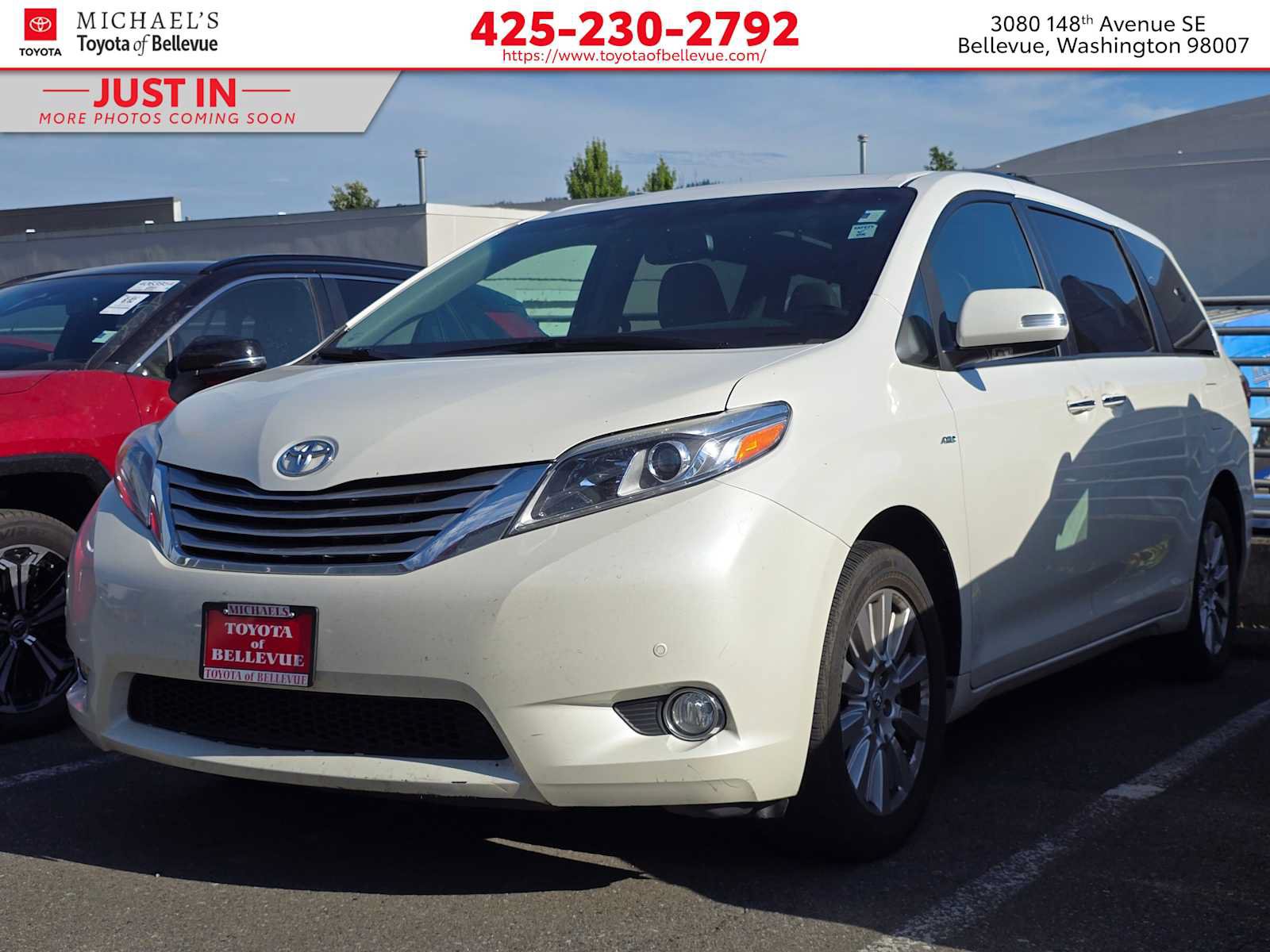 Used 2017 Toyota Sienna Limited AWD/4WD image 1